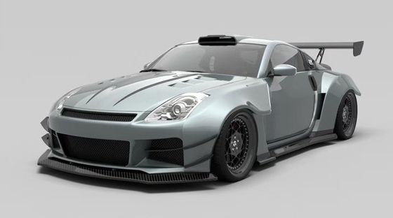 Hava Bıçağı FRP Nissan 350z Geniş Vücut Kit Yan Etekler OEM Ön Ve Arka Tampon