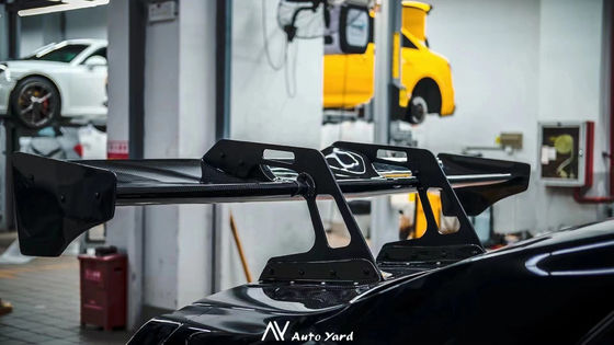 Gümüş GTR Nissan Body Kit LB Style Spoiler Araç Ördek Kuyruk Fin Body Kit Spoiler