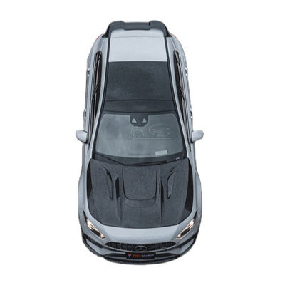 Yeni Ürün Mercedes CLA45S W177 CLA45S W177 Karbon Fiber Ön Kürek Diffuser Spoiler için Karbon Fiber Body Kit