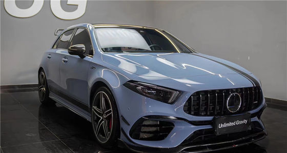 Yeni Ürün Mercedes CLA45S W177 CLA45S W177 Karbon Fiber Ön Kürek Diffuser Spoiler için Karbon Fiber Body Kit