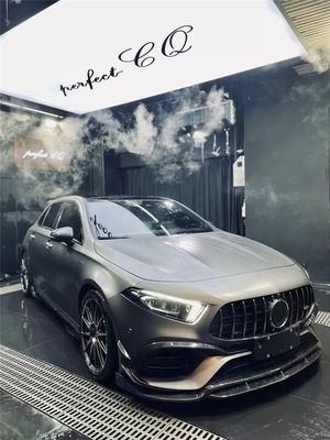 Yeni Ürün Mercedes CLA45S W177 CLA45S W177 Karbon Fiber Ön Kürek Diffuser Spoiler için Karbon Fiber Body Kit