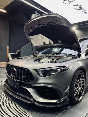 Yeni Ürün Mercedes CLA45S W177 CLA45S W177 Karbon Fiber Ön Kürek Diffuser Spoiler için Karbon Fiber Body Kit
