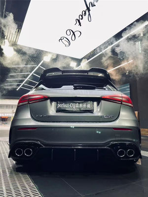 Yeni Ürün Mercedes CLA45S W177 CLA45S W177 Karbon Fiber Ön Kürek Diffuser Spoiler için Karbon Fiber Body Kit