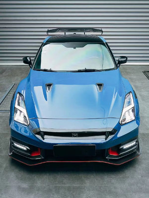2024 Nissan GTR karoseri kit değişimi Nismo tarzı spoiler araba ön arka kaputu