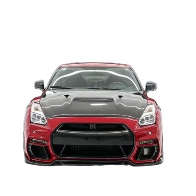 GTR R35 Nissan Body Kit Karbon Fiber KP Stili Bump Spoiler Front Widebody Kit