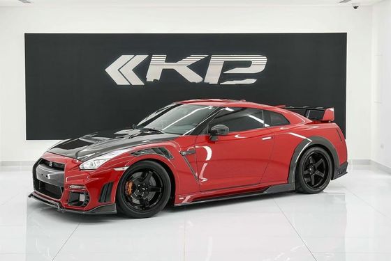 GTR R35 Nissan Body Kit Karbon Fiber KP Stili Bump Spoiler Front Widebody Kit