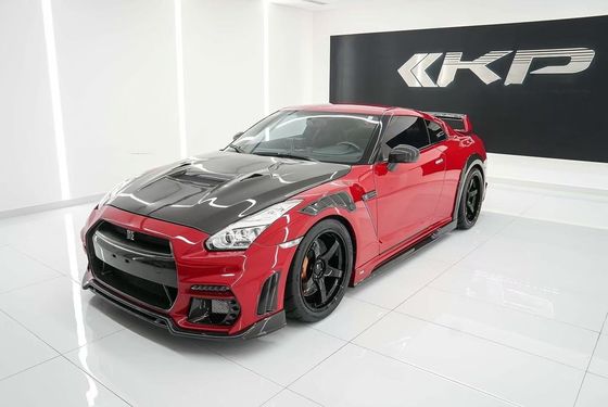 GTR R35 Nissan Body Kit Karbon Fiber KP Stili Bump Spoiler Front Widebody Kit