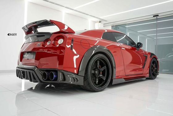 GTR R35 Nissan Body Kit Karbon Fiber KP Stili Bump Spoiler Front Widebody Kit