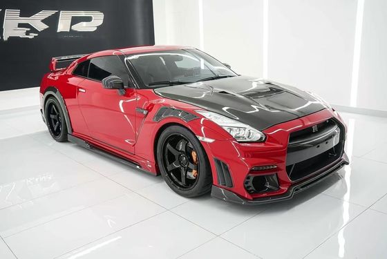 GTR R35 Nissan Body Kit Karbon Fiber KP Stili Bump Spoiler Front Widebody Kit