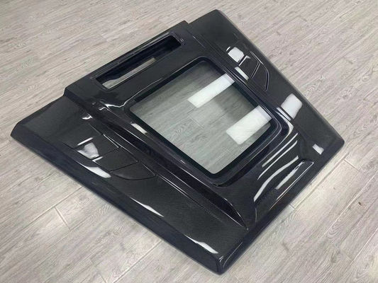 Benz G Sınıfı W463 W464 Karbon Fiber Hood için G500G55G63G350 IMP Şeffaf Stil Makine Kapak