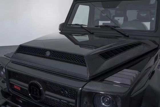 Benz G Sınıfı W463 G500 G550 G63 Karbon Fiber Makine Kapağı W463 Geliştirilmiş B900 Tarzı Başlık