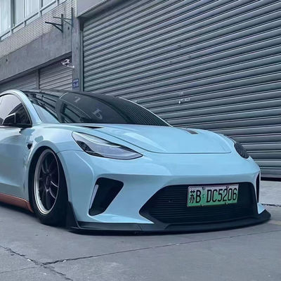 Yeni Ürün Model 3 Bodies Kit Model 3 Ön ve Arka Tamponlar 2019-2022 reçine lif