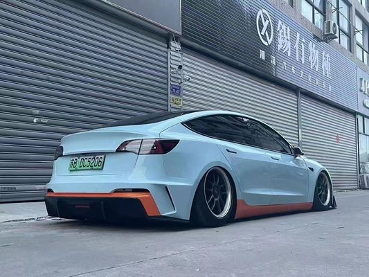 Yeni Ürün Model 3 Bodies Kit Model 3 Ön ve Arka Tamponlar 2019-2022 reçine lif