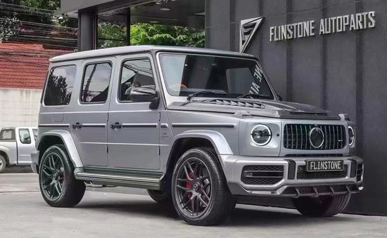 Benz G sınıfı için W464 W463 G500 G550 G63 G350 Karbon Fiber Makine Kapağı W464 W463 Upgrade Topcar Style Kapağı