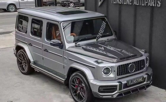 Benz G sınıfı için W464 W463 G500 G550 G63 G350 Karbon Fiber Makine Kapağı W464 W463 Upgrade Topcar Style Kapağı