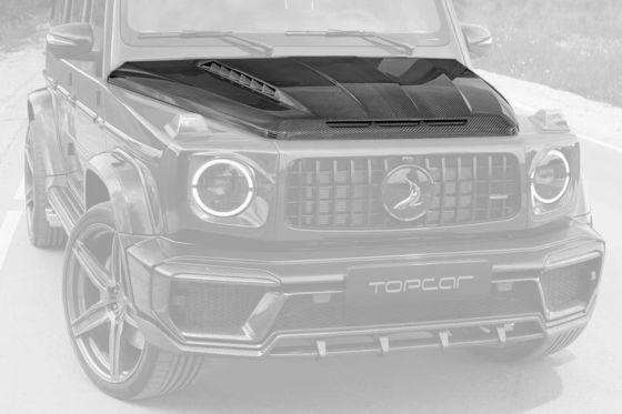 Benz G sınıfı için W464 W463 G500 G550 G63 G350 Karbon Fiber Makine Kapağı W464 W463 Upgrade Topcar Style Kapağı