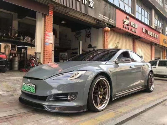 Model S Karbon Fiber Body Kit'i Model S Wide Bodyki Karbon Fiber Ön Kürek Arka Diffuser Spoiler