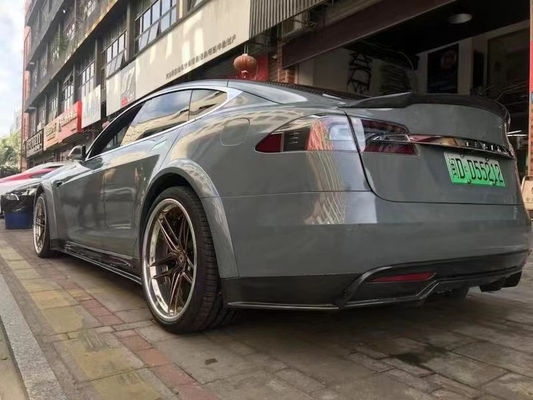 Model S Karbon Fiber Body Kit'i Model S Wide Bodyki Karbon Fiber Ön Kürek Arka Diffuser Spoiler