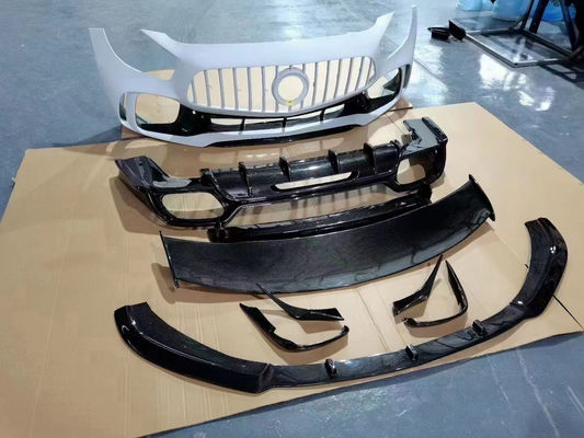 Mercedes AMG GT Body Kit için AMG GT Yenileştirilmiş PD tarzı Ön Tampon Diffuser Spoiler Body Kit