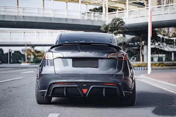 Yeni Ürün Model Y Karbon Fiber Body Kit Model Y Ön Kürek Arka Diffuser Spoiler Kapak