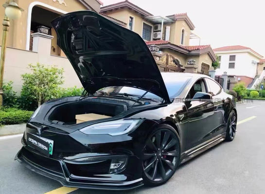 Tesla Model S Body Kit için MODEL S PD tarzı gelişmiş ön ve arka tampon spoiler vücut kitleri