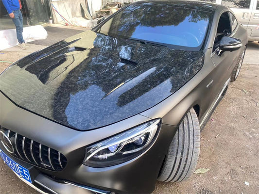 Benz W217 S sınıfı Coupe Karbon Fiber Kapaklı W217 Yükseltilmiş MSY Tarzı Makine Kapaklı