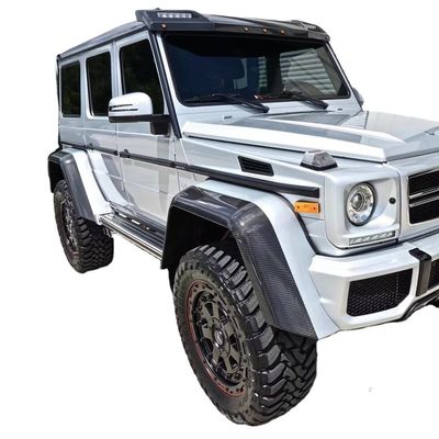 Mercedes W463 4X4 için Otomatik Parçalar V463 4X4 G500 Karbon Fiber geniş vücut tekerlek kaşları