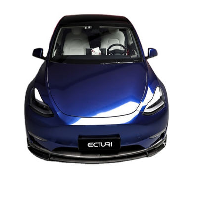 Otomobil Parçaları Tesla için Karbon Fiber Bodies Kit Model Y Model Y Yükseltilmiş Ecturi Stil Ön Kürek Diffuser Spoiler Body Kit