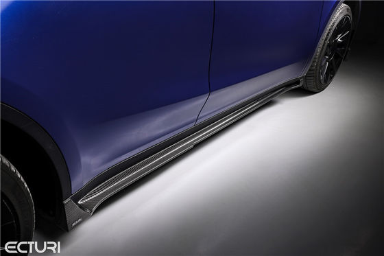 Otomobil Parçaları Tesla için Karbon Fiber Bodies Kit Model Y Model Y Yükseltilmiş Ecturi Stil Ön Kürek Diffuser Spoiler Body Kit