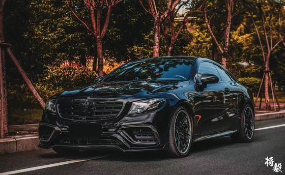 Mercedes E Sınıfı W238 E300 E63 için Otomatik Parça W238 Coupe Upgrades Bras tarzı Ön Fırça Diffuser Spoiler Body Kit