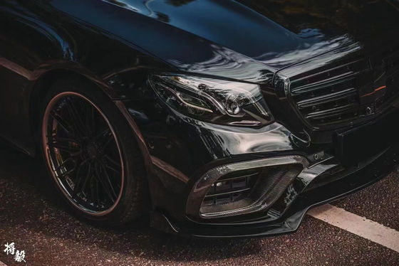 Mercedes E Sınıfı W238 E300 E63 için Otomatik Parça W238 Coupe Upgrades Bras tarzı Ön Fırça Diffuser Spoiler Body Kit