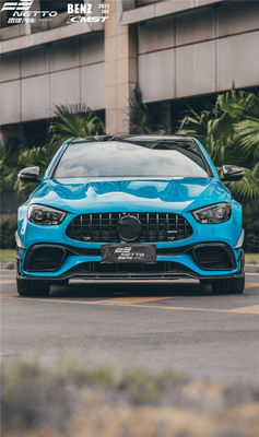 Mercedes E63S 2021 E63s için Otomobil Parçaları Karbon Elyafı Vücut Kitsesi Karbon Elyaf Otomobil Diffuser Spoiler Vücut Kitl