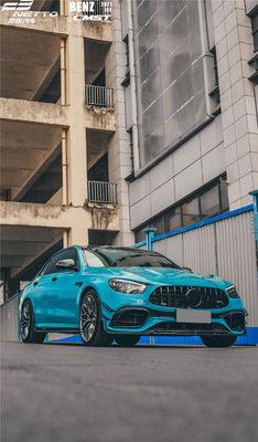 Mercedes E63S 2021 E63s için Otomobil Parçaları Karbon Elyafı Vücut Kitsesi Karbon Elyaf Otomobil Diffuser Spoiler Vücut Kitl