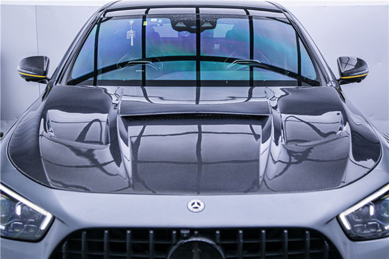 Mercedes E63S E63s için Otomobil Parçaları Karbon Fiber Body Kit Karbon Fiber Front Scoop Diffuser Spoiler Karbon Fiber Hood