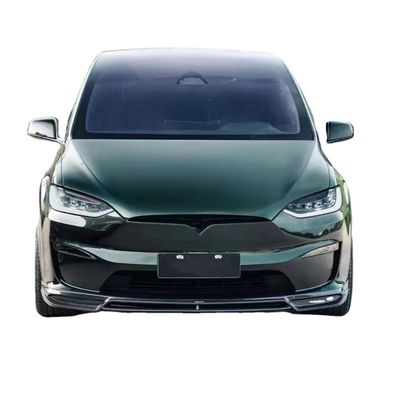 CMST Tesla Model X Body Kit Koyu Yeşil Tesla Widebody Kit 2023 Ön Dudak Difüzörü