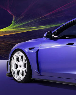 Vors Style Tesla Body Kit 2013 - 2016 Tesla Model S Spoiler Hood Yan Eteği