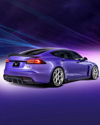 Vors Style Tesla Body Kit 2013 - 2016 Tesla Model S Spoiler Hood Yan Eteği