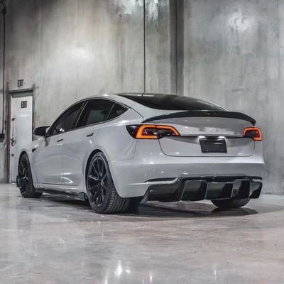 2017 - 2019 MODEL 3 Bodies Kit Tesla Ön Kürek Arka Diffuser Spoiler 180mm