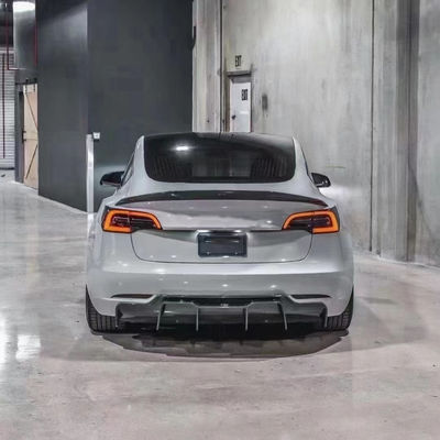 2017 - 2019 MODEL 3 Bodies Kit Tesla Ön Kürek Arka Diffuser Spoiler 180mm