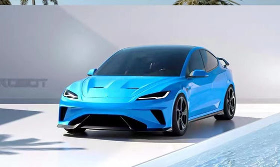 2024 Tamir Tesla Body Kit Karbon Fiber Model 3 Spoiler Robot Stili Ön Ve Arka Tampon