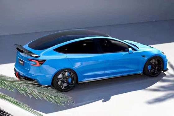 2024 Tamir Tesla Body Kit Karbon Fiber Model 3 Spoiler Robot Stili Ön Ve Arka Tampon