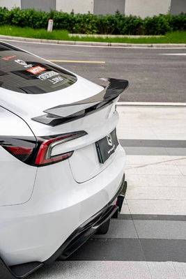 Karbon Fiber Tesla Model 3 Body Kit Yeni Tamir Tesla Yan Eteği Ön Dudak Difüzörü