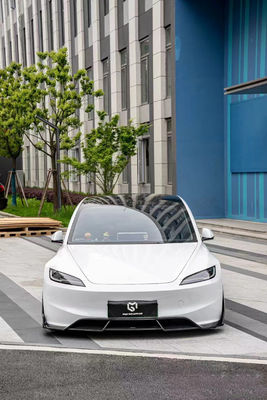 Karbon Fiber Tesla Model 3 Body Kit Yeni Tamir Tesla Yan Eteği Ön Dudak Difüzörü