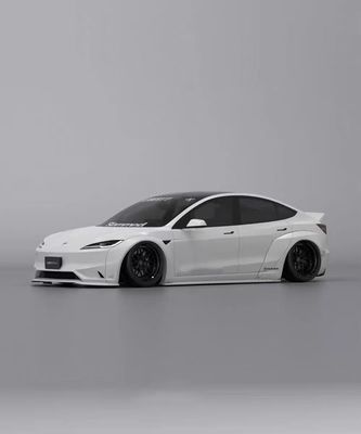 2020- Tesla Body Kit reçine lif LB tarzı Tesla Model 3 Spoiler Ön dudak difüzörü