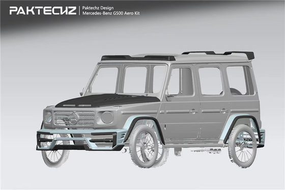 Mercedes W464 G500 G63 için Otomatik Parçalar V464 G500 G63 Yenileştirilmiş Paktechz tarzı Ön ve Arka Tampon Kapları