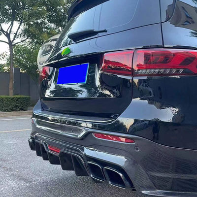 Mercedes GLB Karbon Fiber Bodies Kit GLB Karbon Fiber Front Scoop Diffuser Spoiler Hood için Otomatik Parçalar