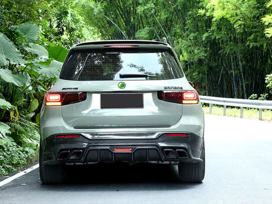 Mercedes GLB Karbon Fiber Bodies Kit GLB Karbon Fiber Front Scoop Diffuser Spoiler Hood için Otomatik Parçalar