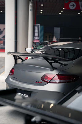 Mercedes C63 Coupe Karbon Fiber Spoiler W205 C63 C63S Geliştirilmiş IMP tarzı GT Tail Spoiler