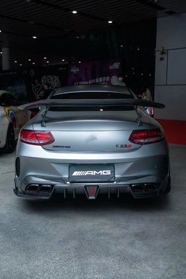 Mercedes C63 C63S Coupe Body Kit C63 C63S Coupe Upgraded IMP Style Ön ve Arka Tampon Spoiler Body Kit