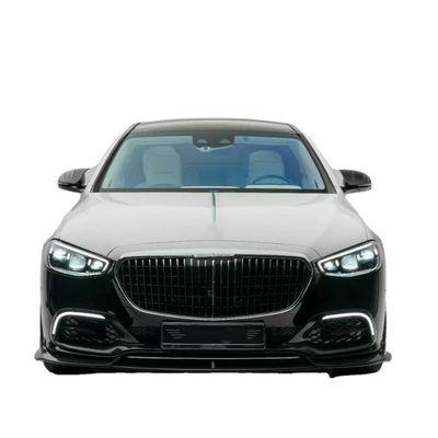 Mercedes S S-Sınıf W223 Maybach Karbon Elyafı Vücut Kit W223 Maybach Geliştirilmiş MSY Tarzı Ön Kürek Diffuser Spoiler